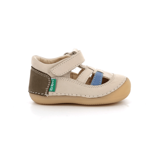 SANDALIAS RESPETUOSAS KICKERS SUSHY PIEL BEIGE - GARÓS