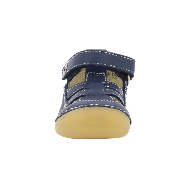 SANDALIAS RESPETUOSAS SUSHY PIEL AZUL - KICKERS - GARÓS