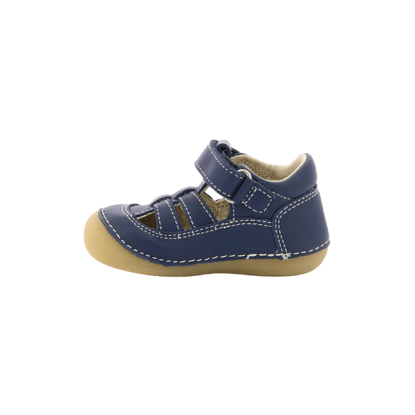 SANDALIAS RESPETUOSAS SUSHY PIEL AZUL - KICKERS - GARÓS