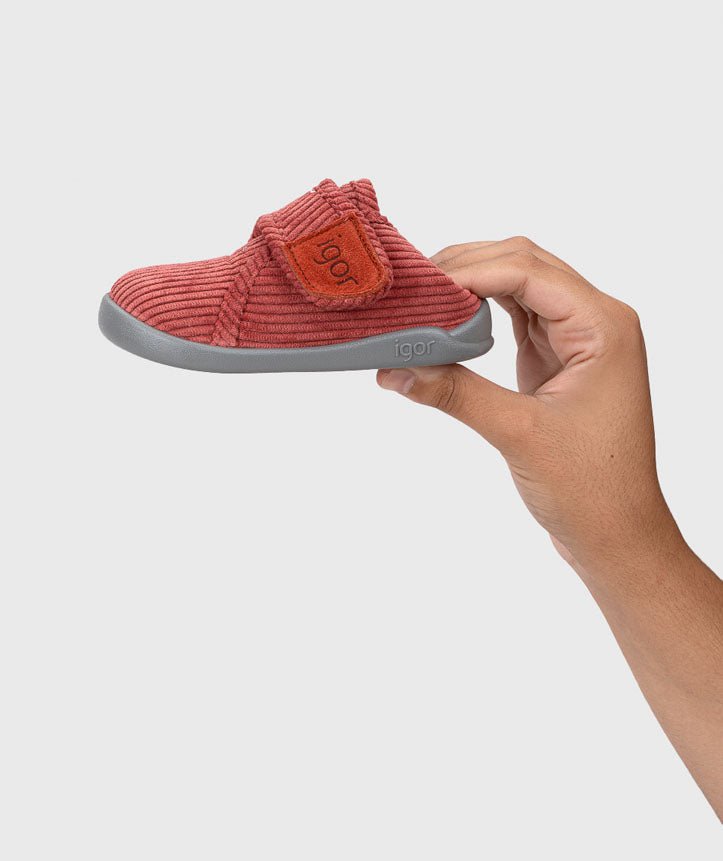 ZAPATILLA DE CASA BAREFOOT HOMIE PANA TEJA - IGOR - GARÓS