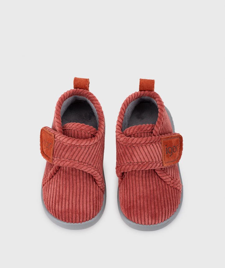 ZAPATILLA DE CASA BAREFOOT HOMIE PANA TEJA - IGOR - GARÓS