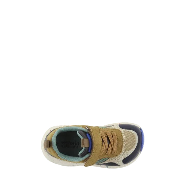 ZAPATILLA DEPORTIVA BAREFOOT INFANTIL KAI MESH TAUPE - VICTORIA - GARÓS