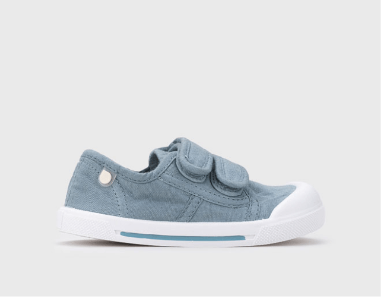 ZAPATILLA INFANTIL BAREFOOT IGOR CANVAS VELCRO AZUL OCÉANO - GARÓS