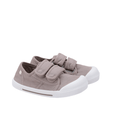 ZAPATILLA INFANTIL BAREFOOT IGOR CANVAS VELCRO MARRÓN TOPO - GARÓS