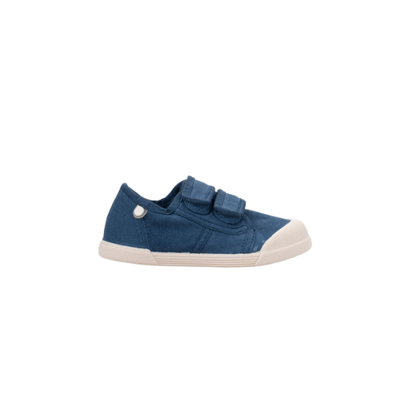 ZAPATILLA INFANTIL RESPETUOSA LONA VELCRO AZUL MARINO - IGOR - GARÓS