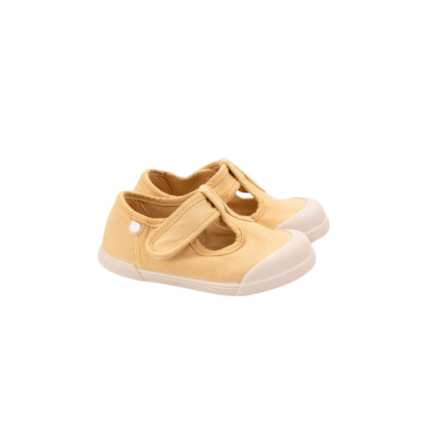 Zapatilla Lona Barefoot Pepito Amarillo Dijon - IGOR - GARÓS