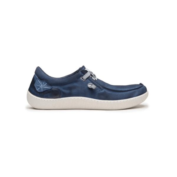 ZAPATILLA NAUTICO RESPETUOSA ALGODON SUNNI SABBI KUNASHIRI AZUL VAQUERO - GARÓS
