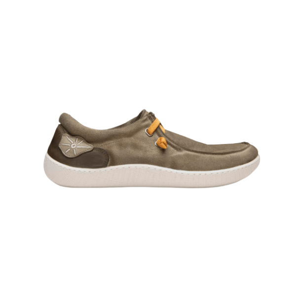ZAPATILLA NAUTICO RESPETUOSA ALGODON SUNNI SABBI KUNASHIRI VERDE KAKI - GARÓS