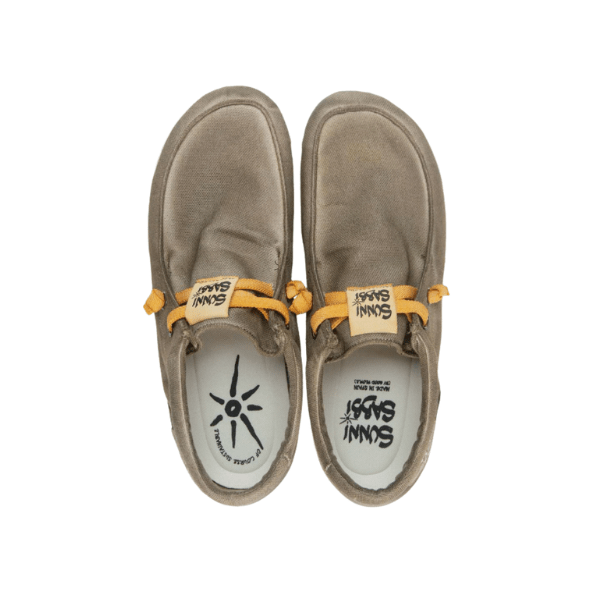 ZAPATILLA NAUTICO RESPETUOSA ALGODON SUNNI SABBI KUNASHIRI VERDE KAKI - GARÓS