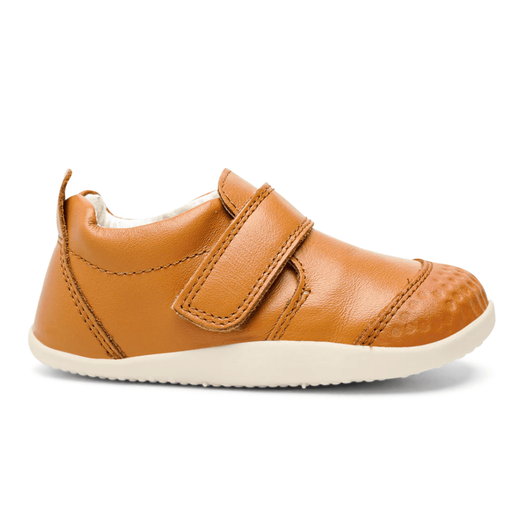 ZAPATILLA PRIMEROS PASOS RESPETUOSA BOBUX XPLORER GO PIEL MARRÓN - GARÓS