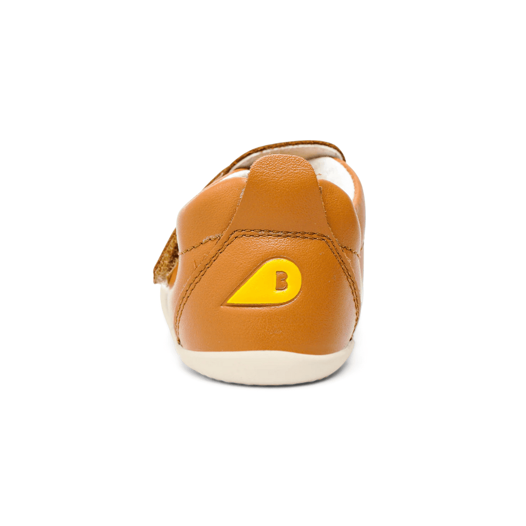 ZAPATILLA PRIMEROS PASOS RESPETUOSA BOBUX XPLORER GO PIEL MARRÓN - GARÓS