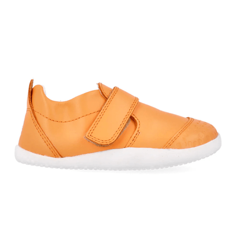 ZAPATILLA PRIMEROS PASOS RESPETUOSA BOBUX XPLORER GO PIEL NARANJA - GARÓS