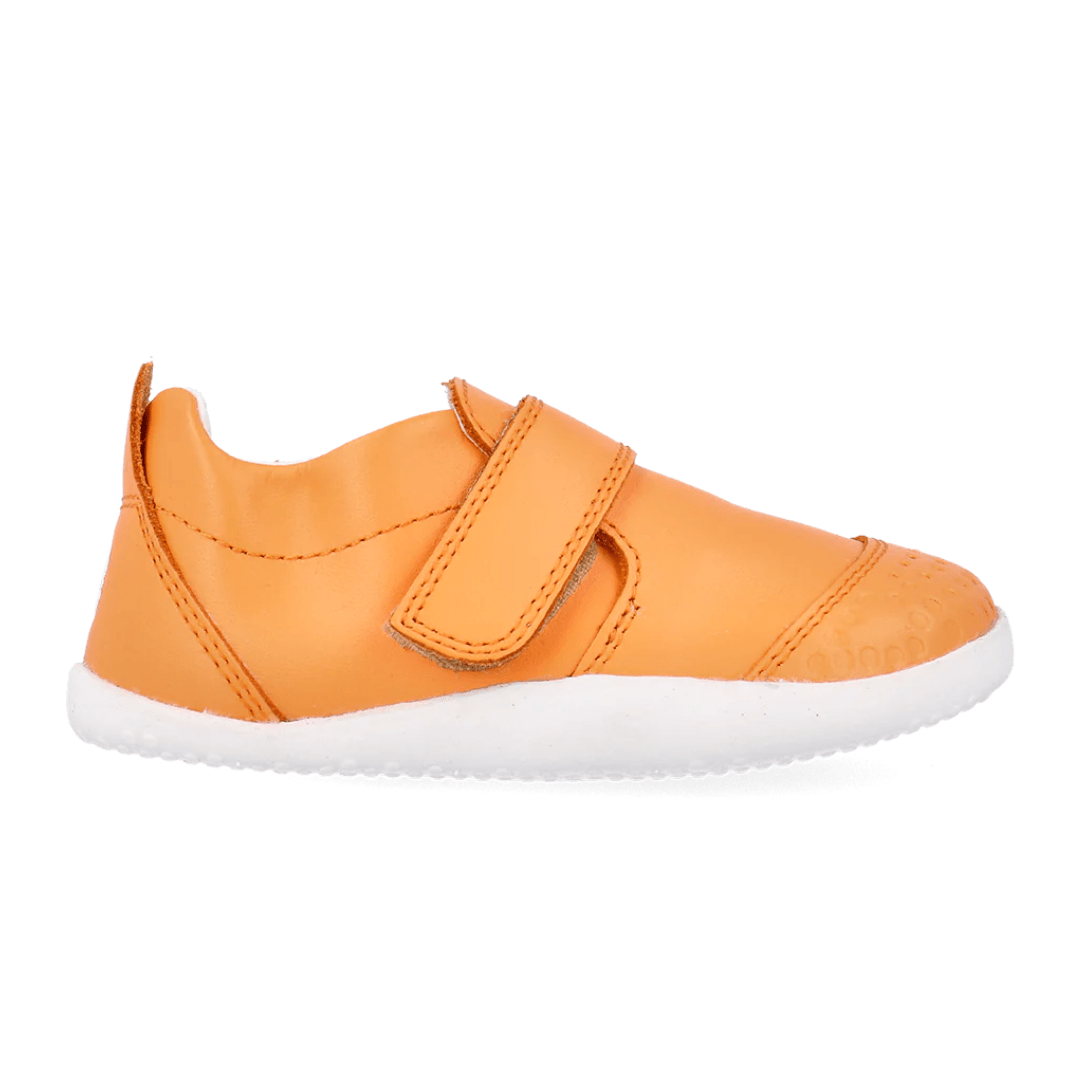 ZAPATILLA PRIMEROS PASOS RESPETUOSA BOBUX XPLORER GO PIEL NARANJA - GARÓS