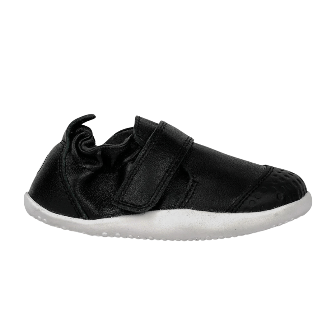 ZAPATILLA PRIMEROS PASOS RESPETUOSA BOBUX XPLORER GO PIEL NEGRO - GARÓS