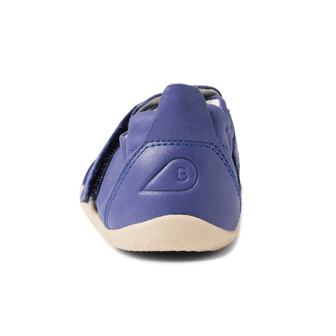 ZAPATILLA PRIMEROS PASOS RESPETUOSA BOBUX XPLORER MARVEL PIEL AZUL - GARÓS