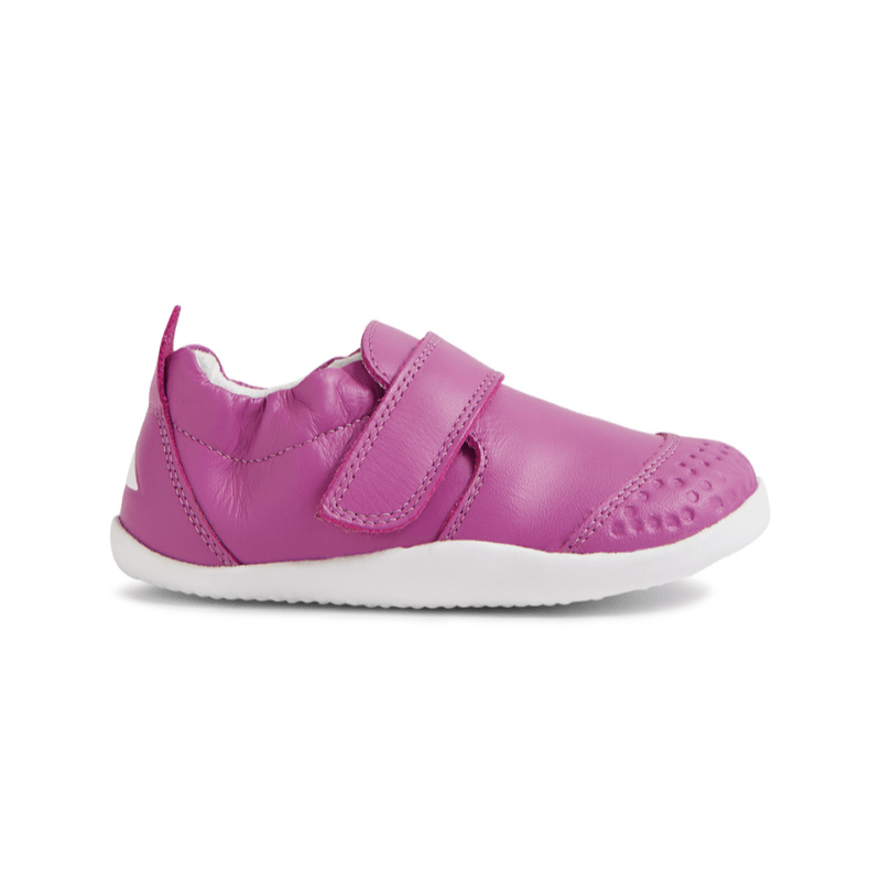 ZAPATILLA PRIMEROS PASOS RESPETUOSA XPLORER GO PIEL ORCHID - BOBUX - GARÓS