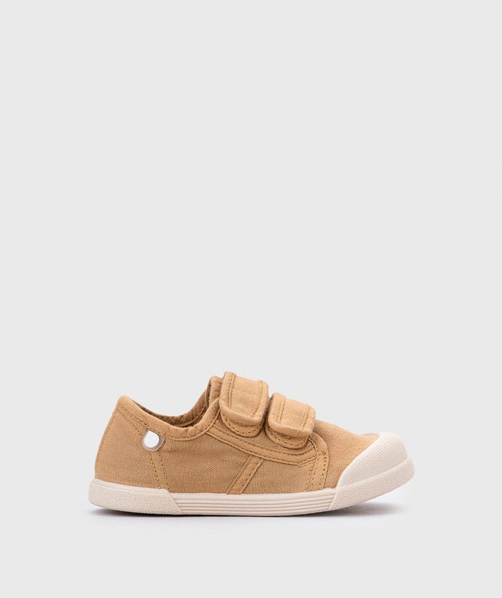 ZAPATILLA RESPETUOSA LONA VELCRO IGOR AMARILLO CEREAL - GARÓS