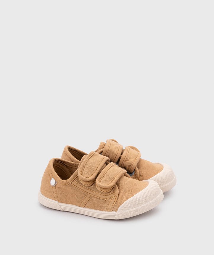 ZAPATILLA RESPETUOSA LONA VELCRO IGOR AMARILLO CEREAL - GARÓS