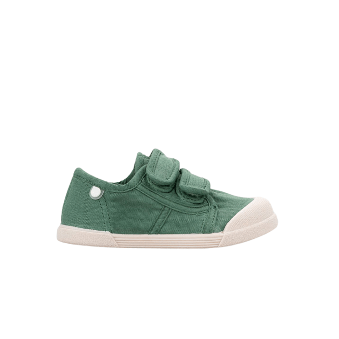 ZAPATILLA RESPETUOSA LONA VELCRO IGOR VERDE KAKI - GARÓS