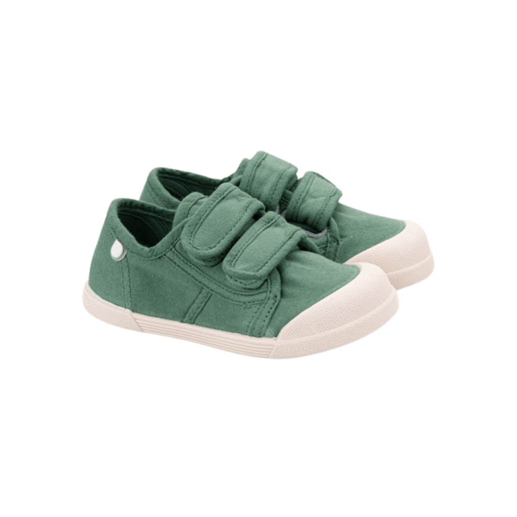 ZAPATILLA RESPETUOSA LONA VELCRO IGOR VERDE KAKI - GARÓS