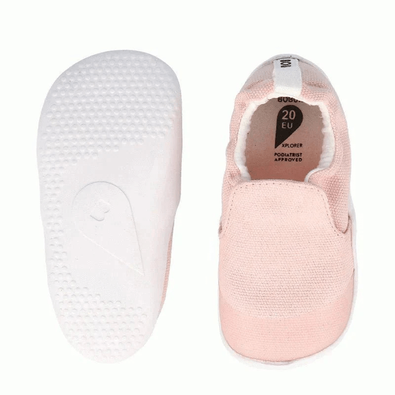 ZAPATILLA RESPETUOSA PRIMEROS PASOS BOBUX XPLORER SCAMP ORGANIC ROSA - GARÓS