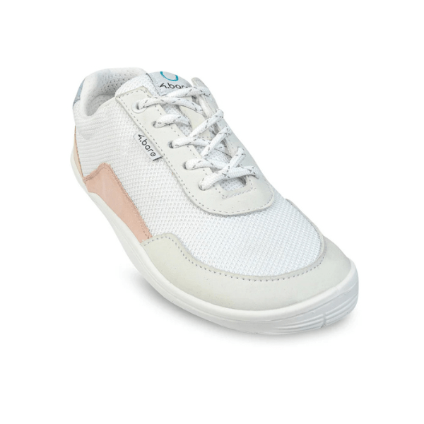 Zapatillas Barefoot 4.Bare Joy Blanco - Rosa - GARÓS