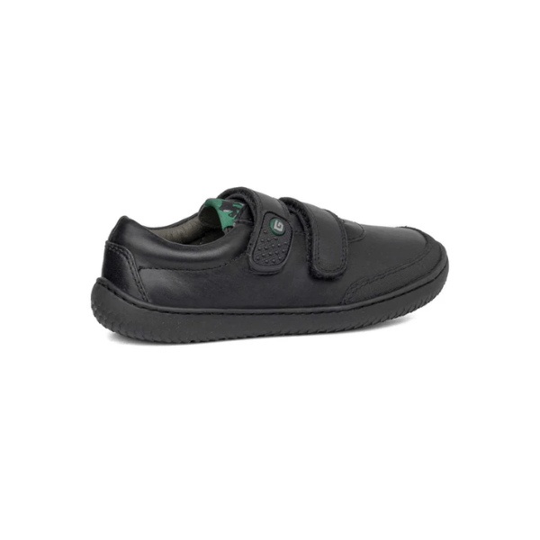 ZAPATO COLEGIAL BAREFOOT DOBLE VELCRO 31101 NEGRO - GORILA - GARÓS