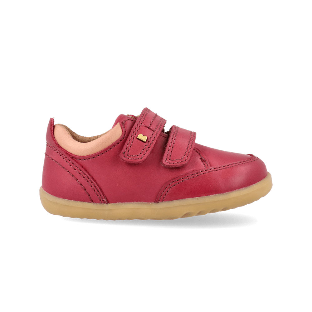 ZAPATO RESPETUOSO INFANTIL TIMBER LOW PIEL GRANATE - BOBUX - GARÓS