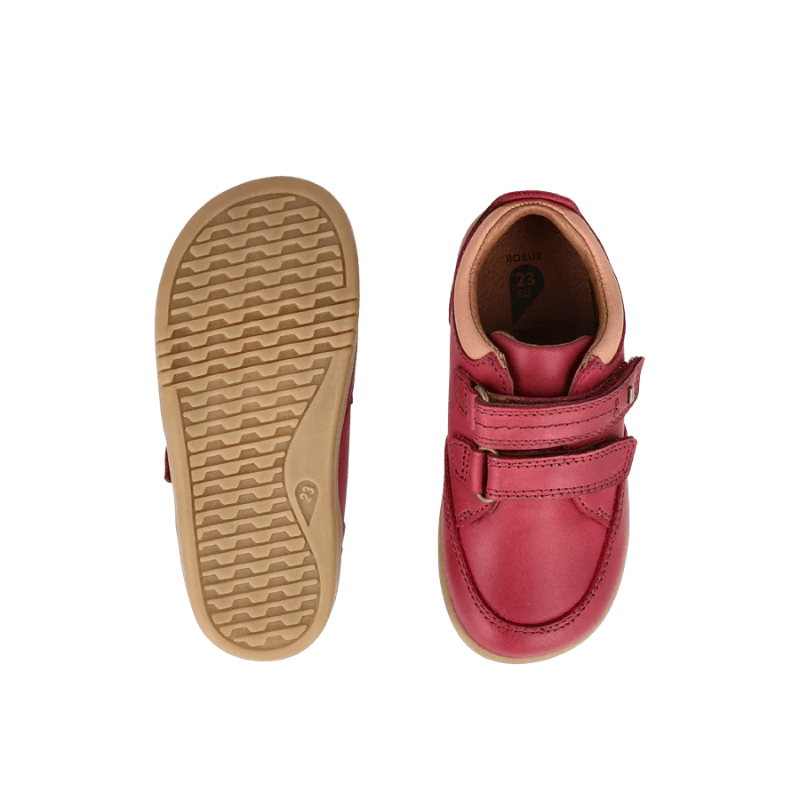 ZAPATO RESPETUOSO INFANTIL TIMBER LOW PIEL GRANATE - BOBUX - GARÓS