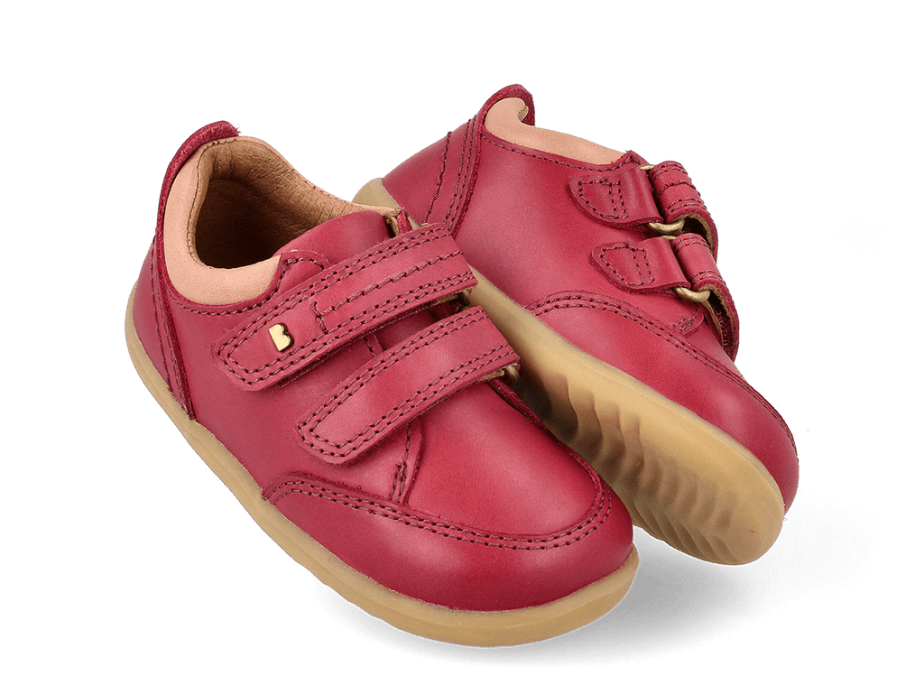 ZAPATO RESPETUOSO INFANTIL TIMBER LOW PIEL GRANATE - BOBUX - GARÓS